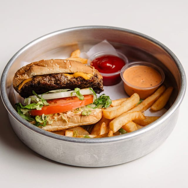 BURGERS.